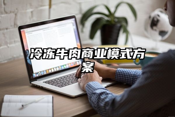 冷冻牛肉商业模式方案