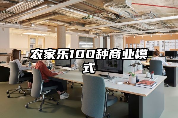 农家乐100种商业模式