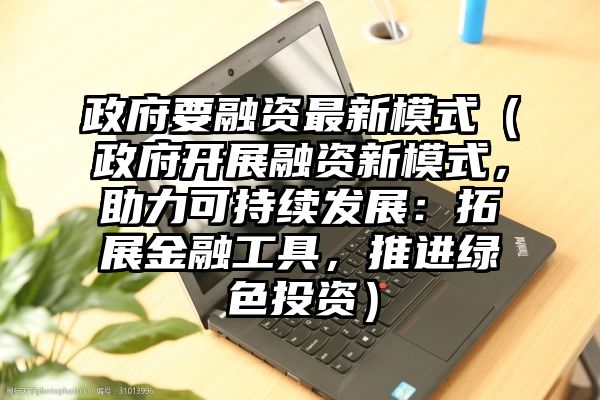 政府要融资最新模式（政府开展融资新模式，助力可持续发展：拓展金融工具，推进绿色投资）