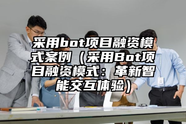 采用bot项目融资模式案例（采用Bot项目融资模式：革新智能交互体验）