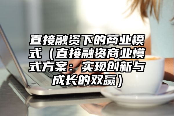 直接融资下的商业模式（直接融资商业模式方案：实现创新与成长的双赢）