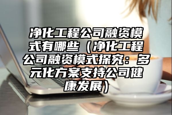 净化工程公司融资模式有哪些（净化工程公司融资模式探究：多元化方案支持公司健康发展）